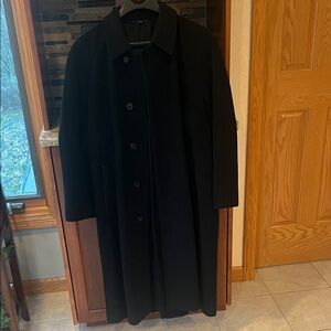 Men’s Black Cricketeer Oversized Medium Trench Coat